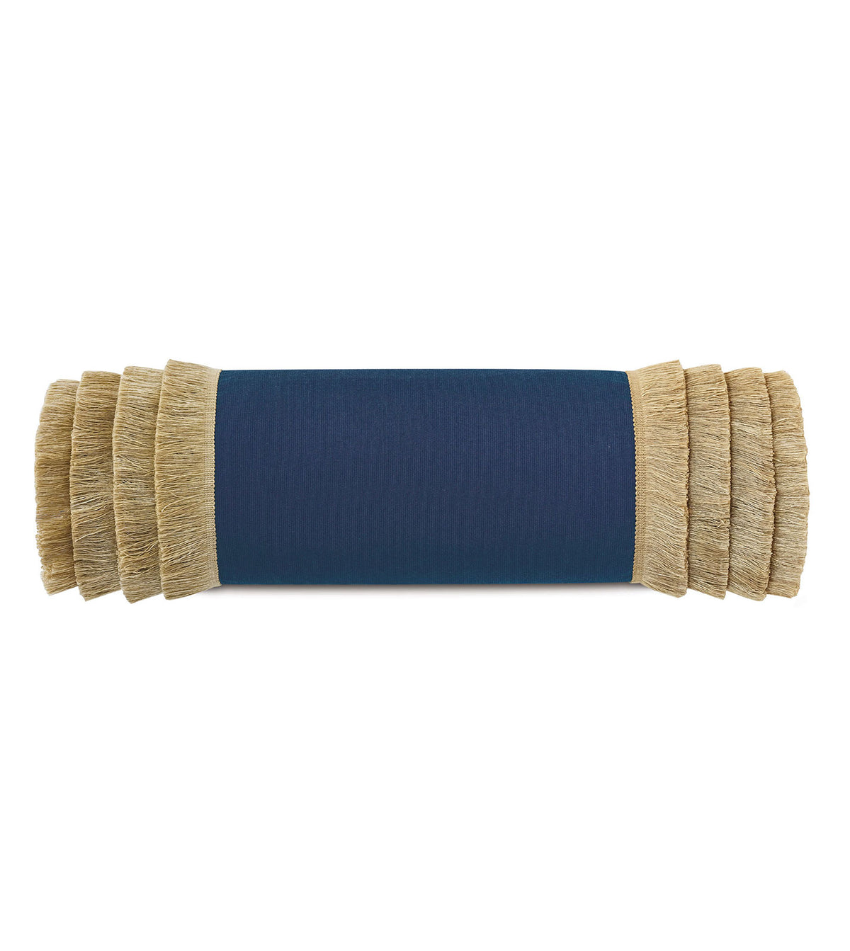 Siesta Fringe Bolster in Indigo