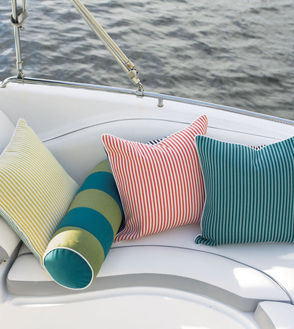 Villa Reversible Decorative Pillow in Navy