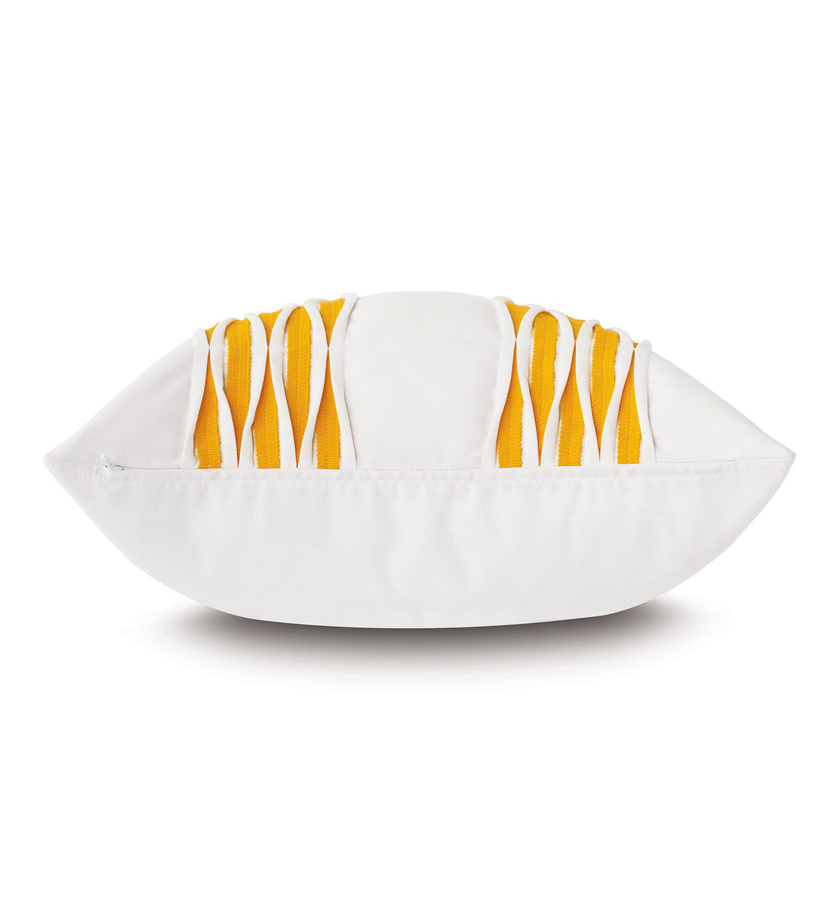Tamaya Pintuck Decorative Pillow in Yellow