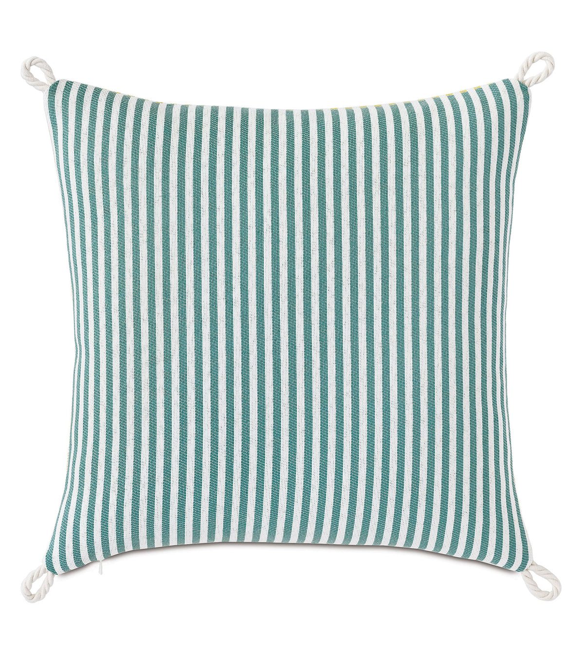 Villa Cord Knot Decorative Pillow in Lemon