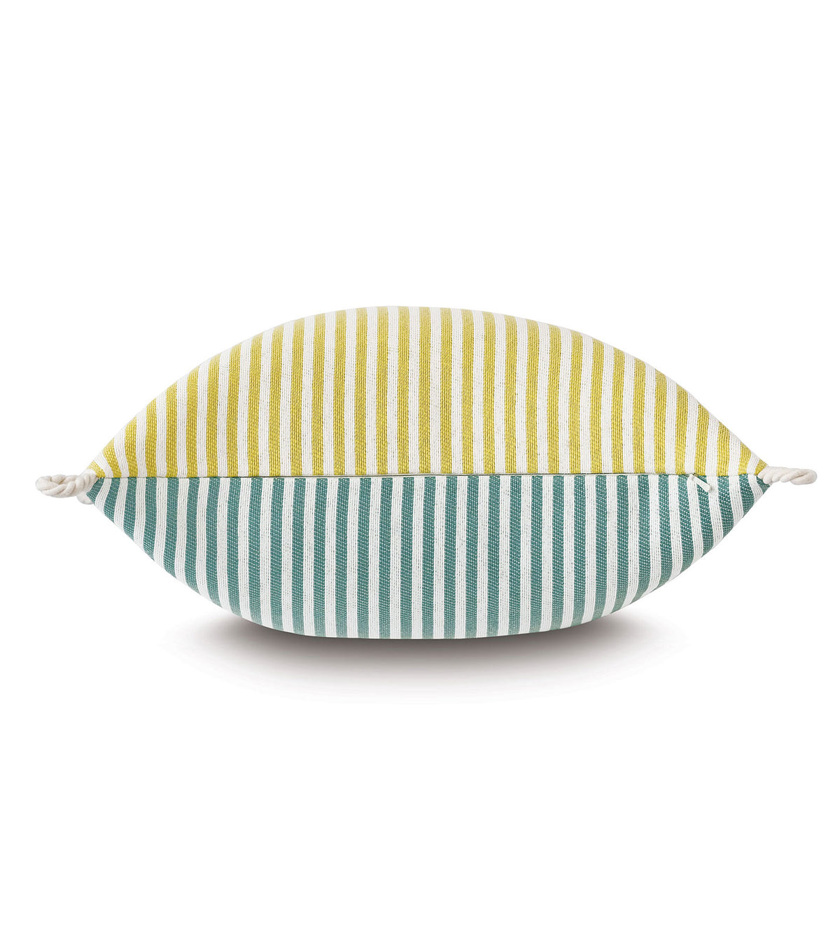 Villa Cord Knot Decorative Pillow in Lemon