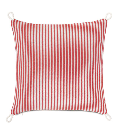 Villa Cord Knot Decorative Pillow in Navy