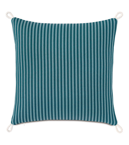 Villa Cord Knot Decorative Pillow in Black