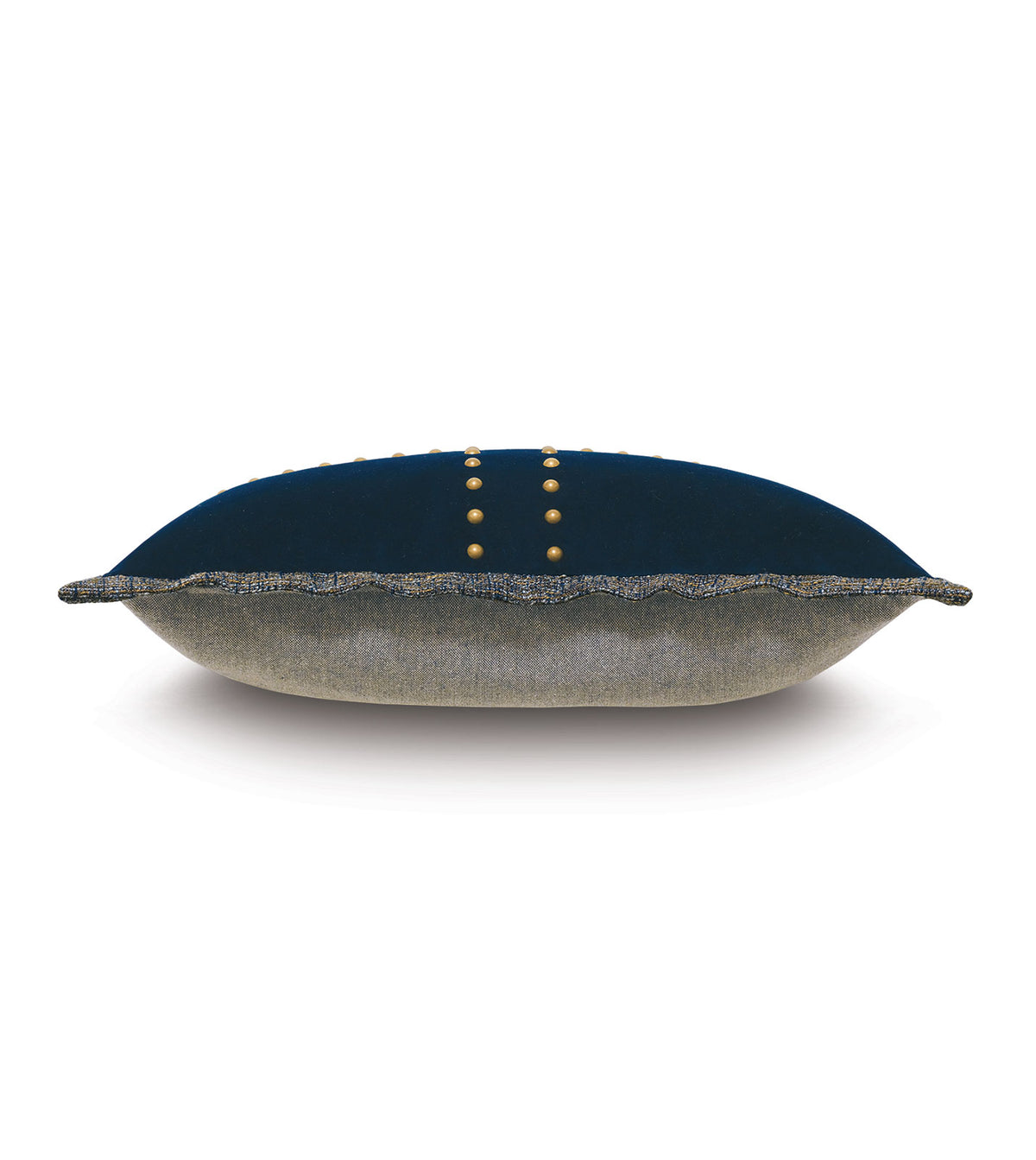 Plush Navy With Nailheads
