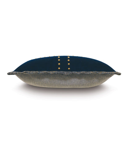 Plush Navy With Nailheads