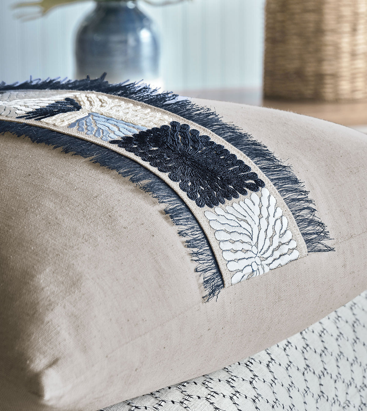 Beau Fringe Decorative Pillow