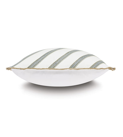 Brentwood Diagonal Trim Decorative Pillow