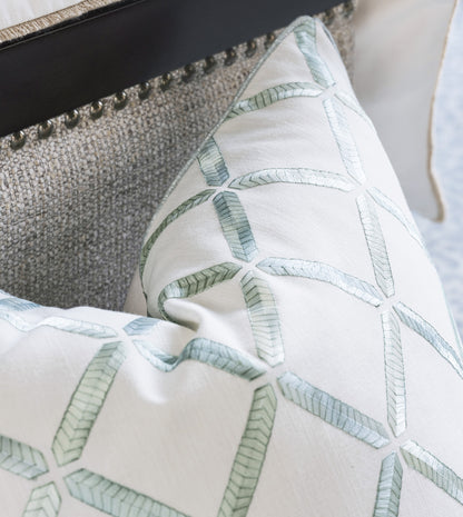Brentwood Embroidered Decorative Pillow