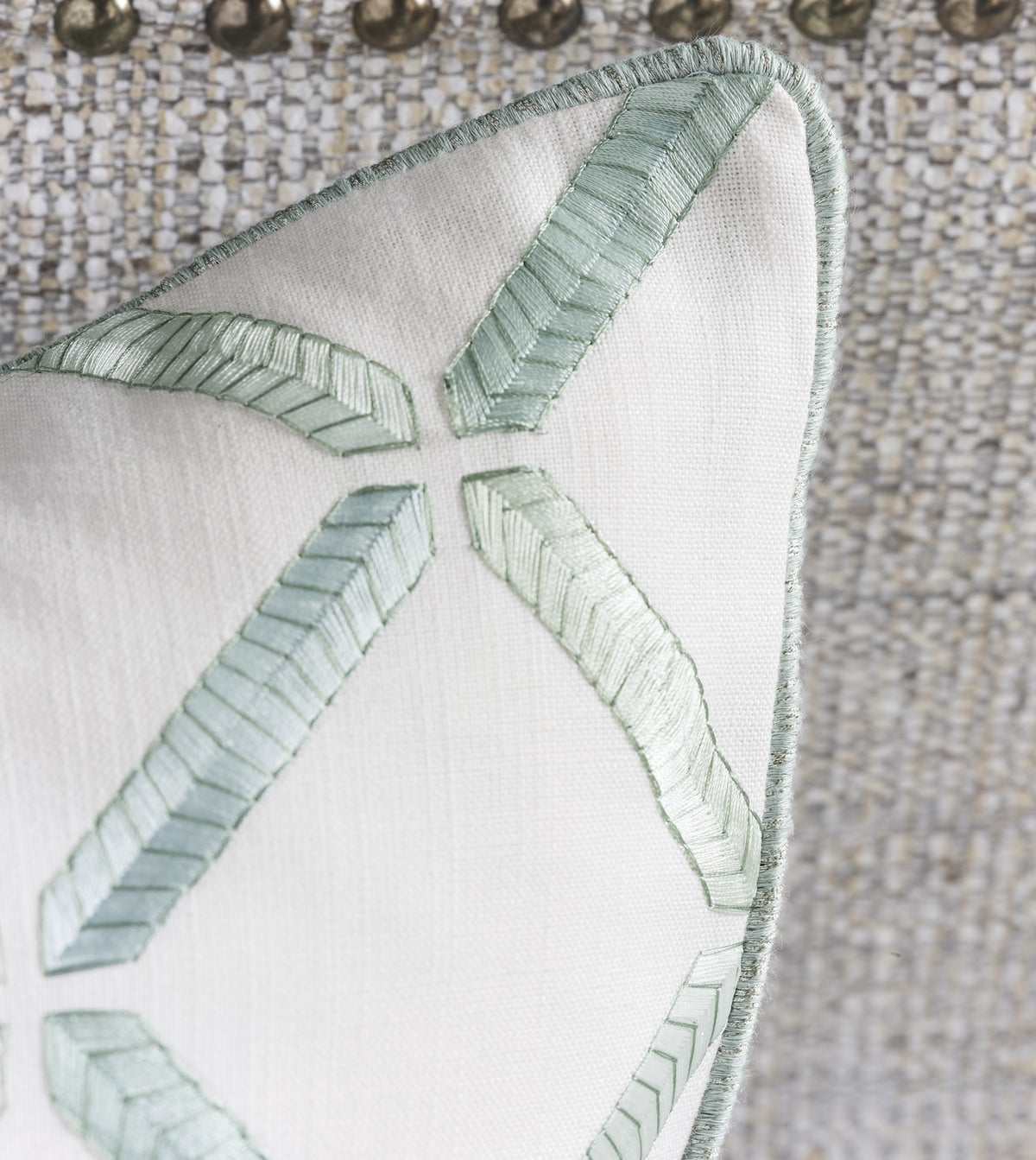 Brentwood Embroidered Decorative Pillow