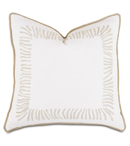 Brentwood Handpainted Decorative Pillow
