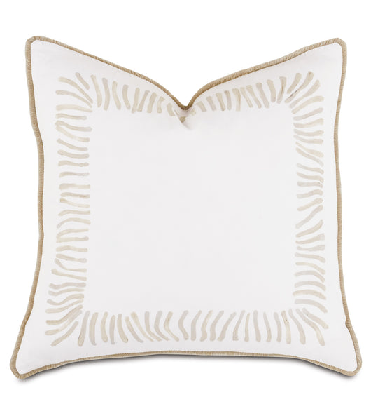 Brentwood Handpainted Decorative Pillow
