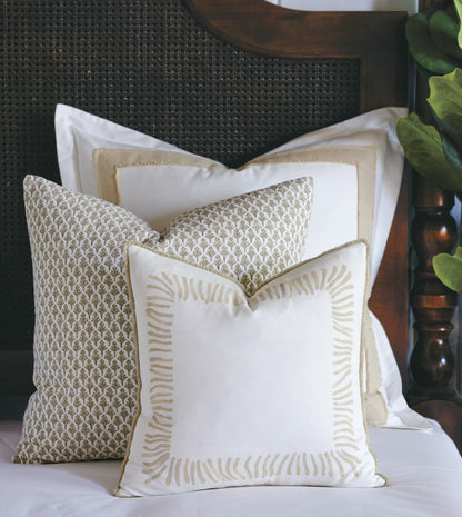 Brentwood Handpainted Decorative Pillow