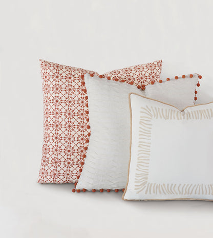 Brentwood Handpainted Decorative Pillow
