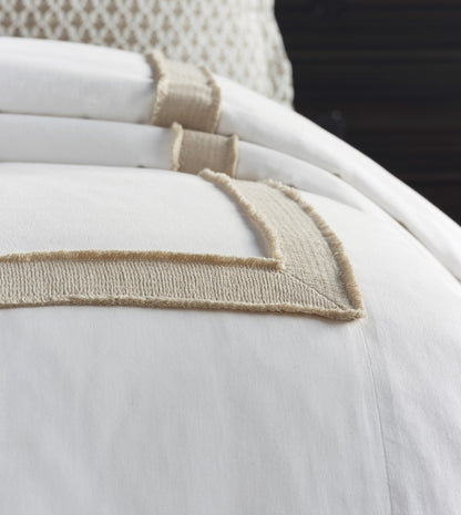 Brentwood Jute Border Duvet Cover