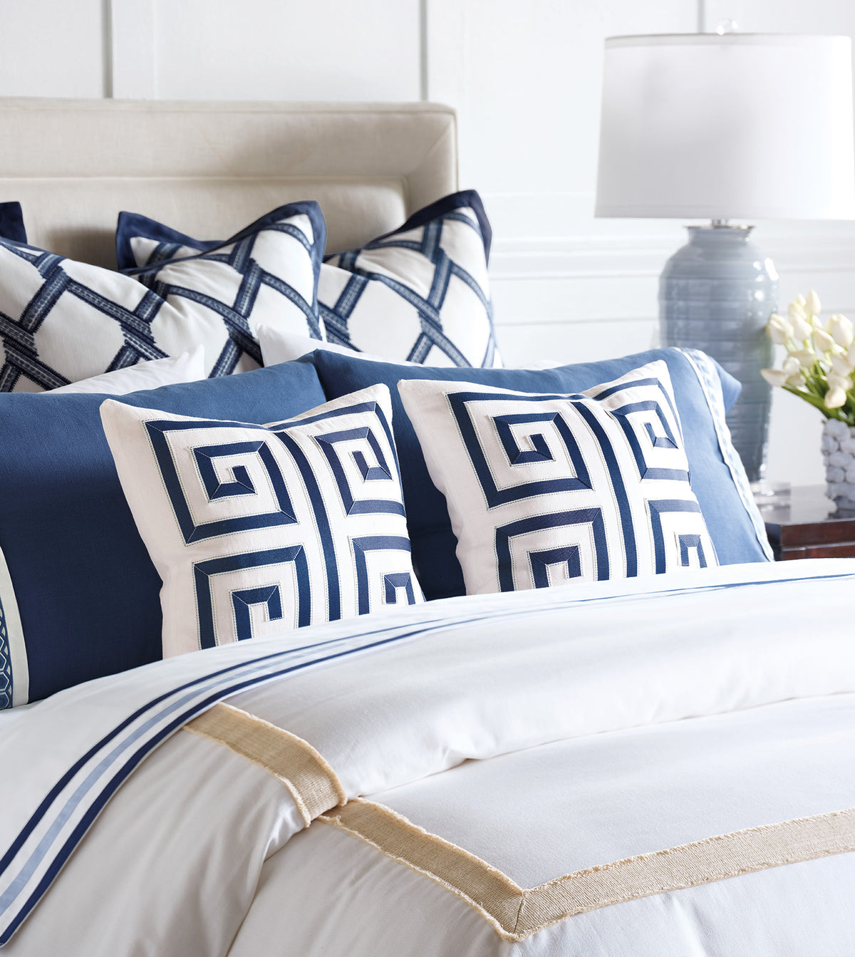 Brentwood Jute Border Duvet Cover