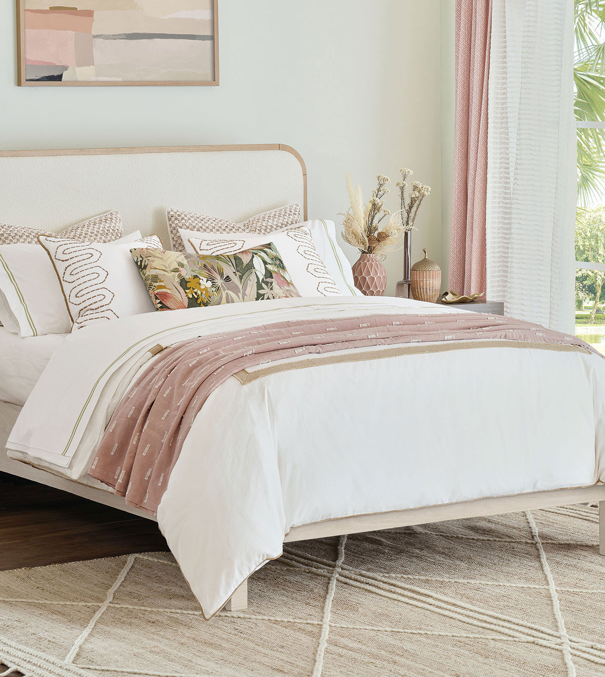 Brentwood Jute Border Duvet Cover