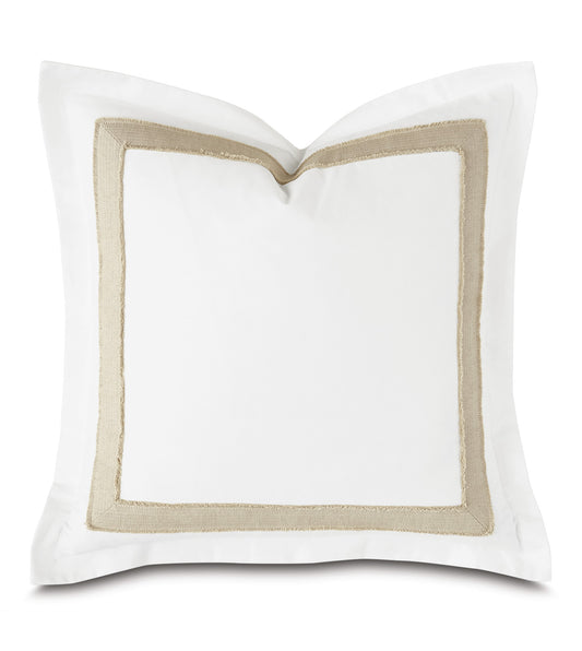 Brentwood Woven Border Euro Sham