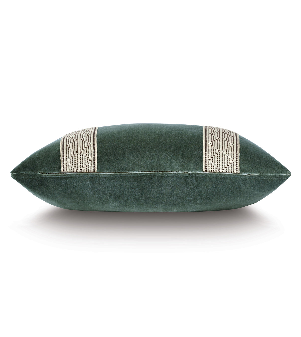 Echo Trim Applique Decorative Pillow