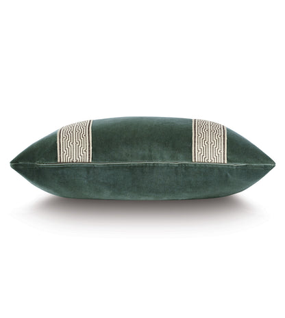 Echo Trim Applique Decorative Pillow