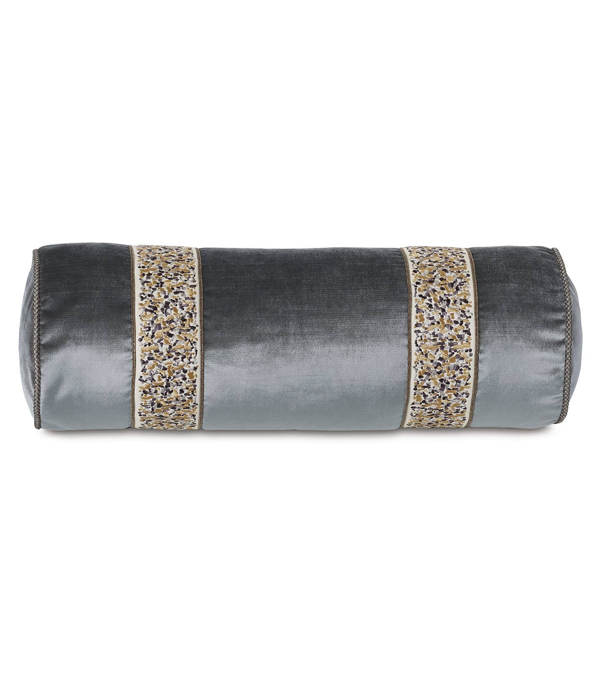 Indochine Embroidered Trim Bolster