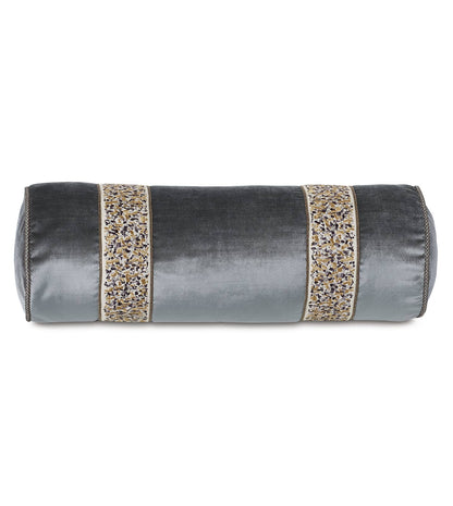 Indochine Embroidered Trim Bolster