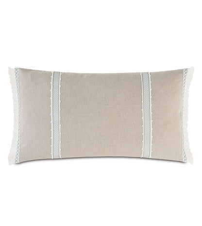 Amberlynn Gimp Detail Decorative Pillow
