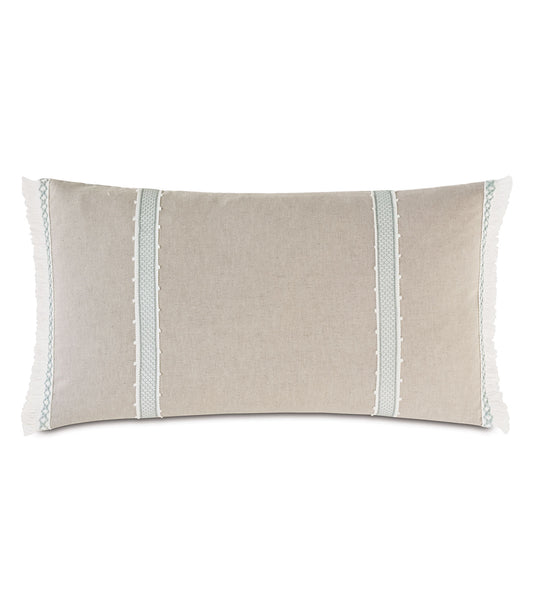 Amberlynn Gimp Detail Decorative Pillow