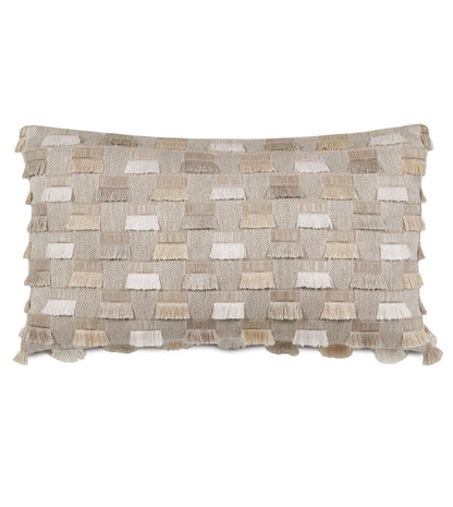 KELSO FIL COUPE DECORATIVE PILLOW