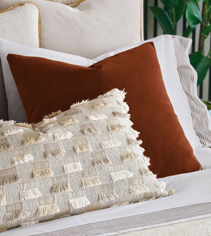 KELSO FIL COUPE DECORATIVE PILLOW