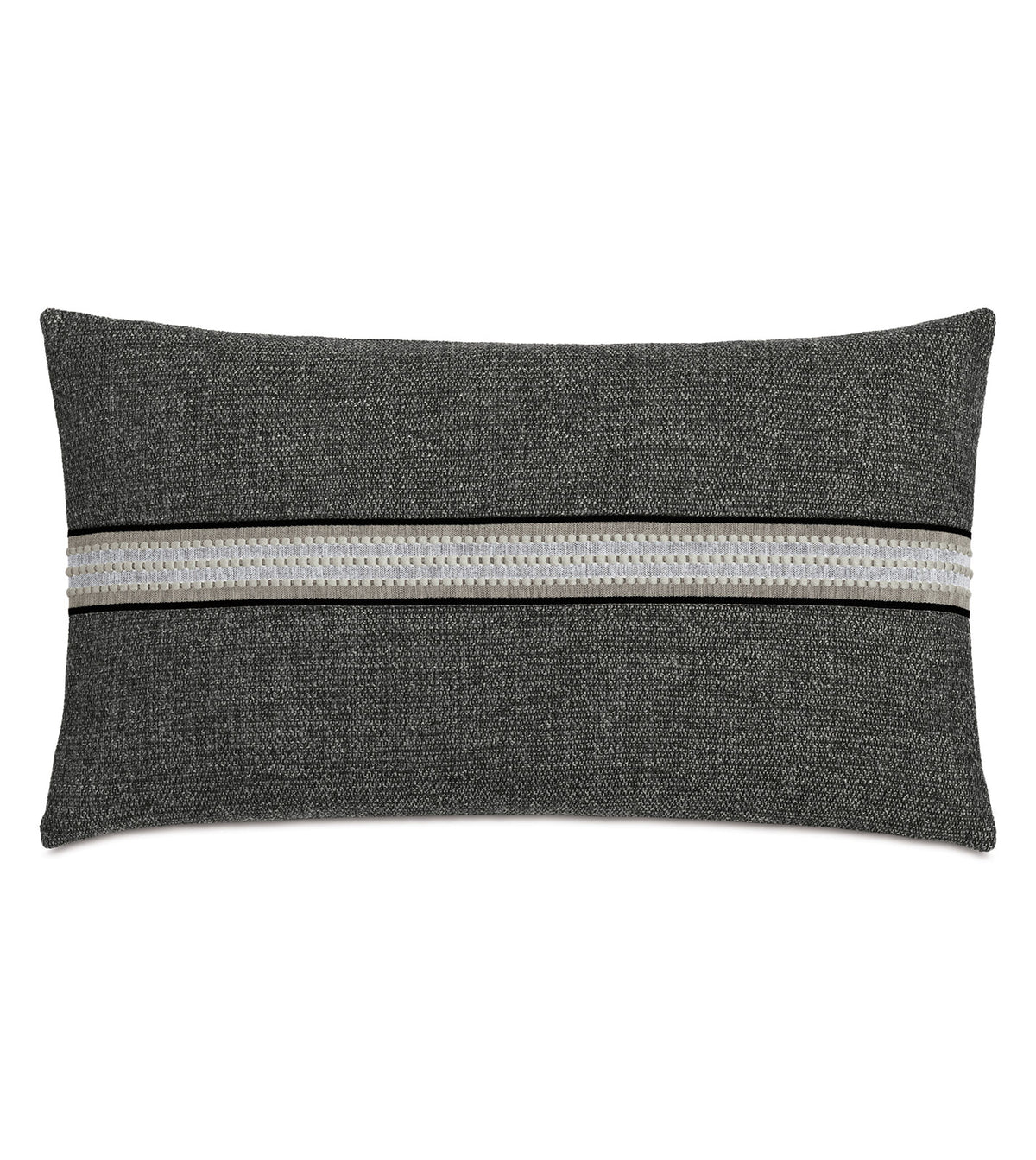 Enoch Textured Border Decorative Pillow