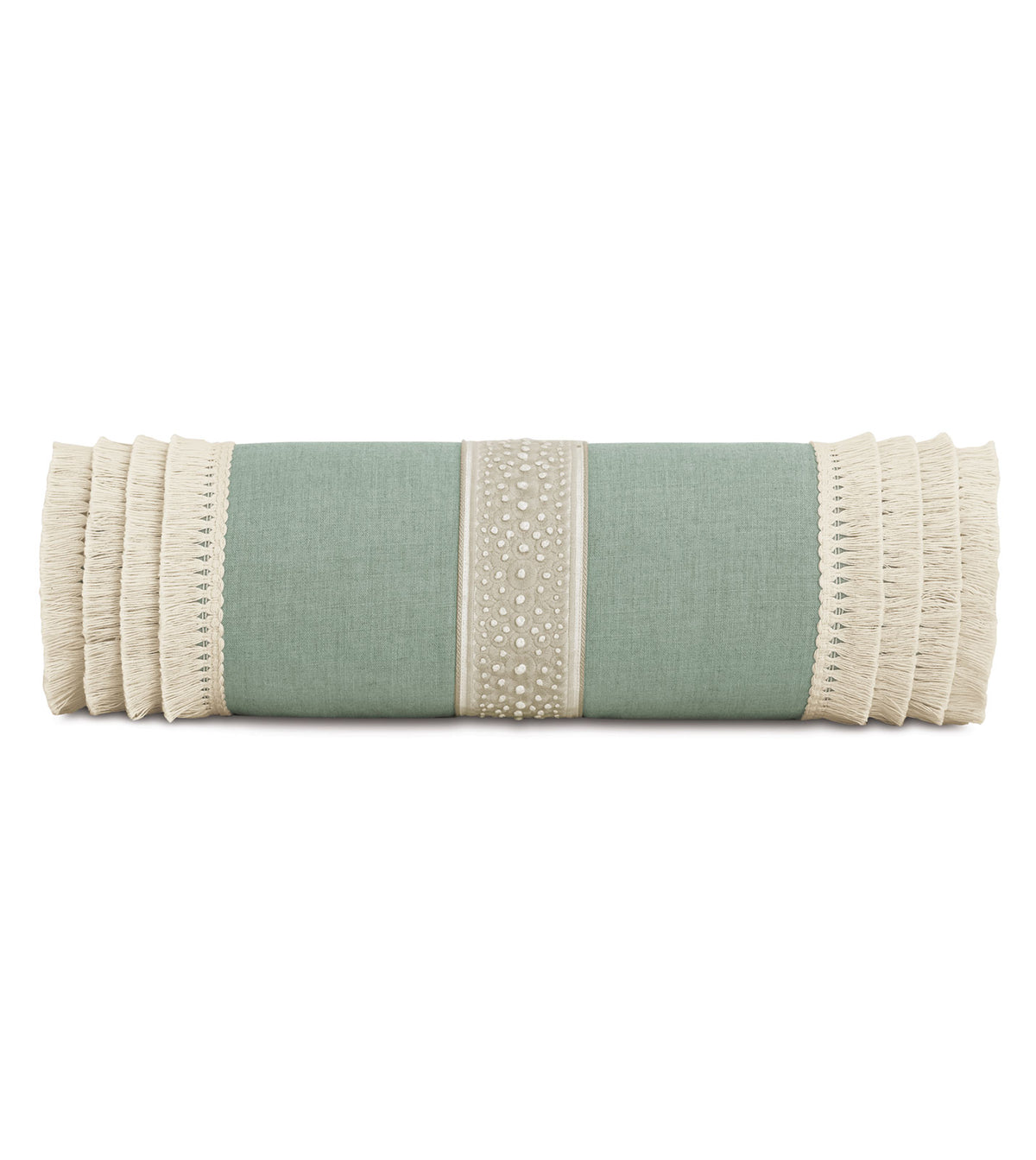 Casa Guava Embroidered Bolster