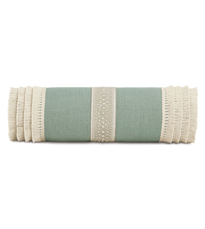 Casa Guava Embroidered Bolster