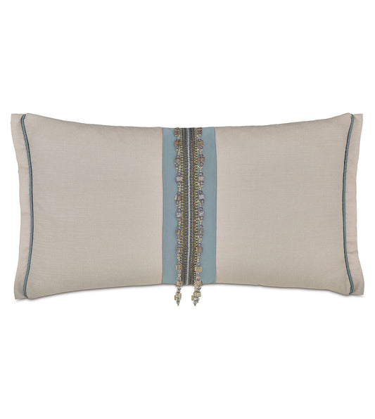ZEYLIN BEADED DECORATIVE PILLOW