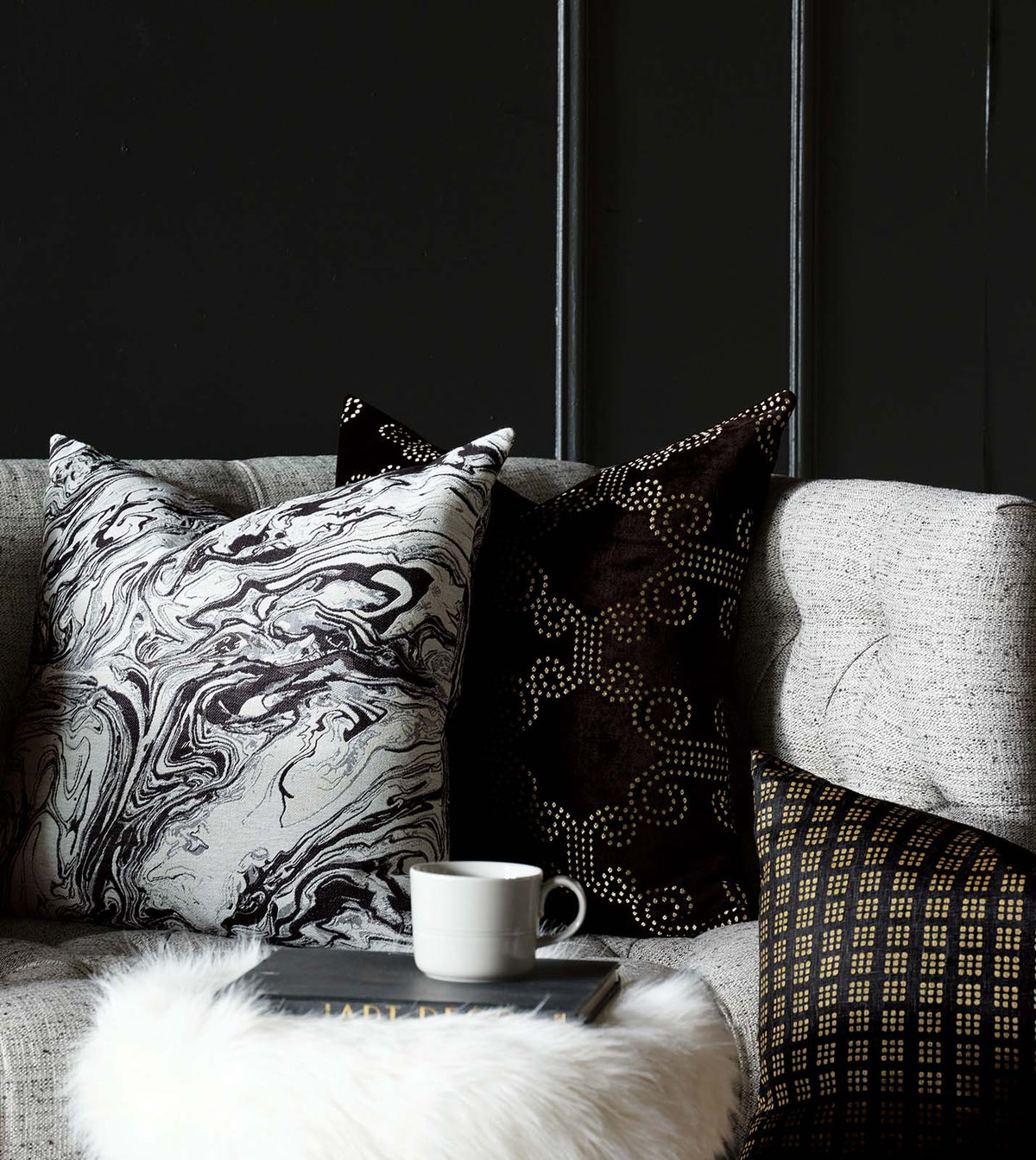 Elton Onyx Decorative Pillow