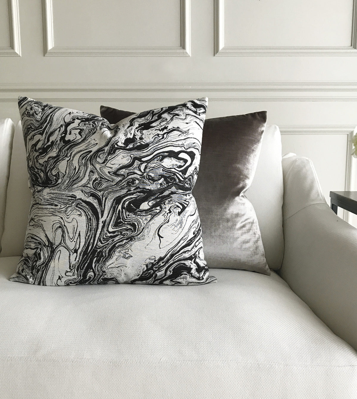 Helga Noir Decorative Pillow