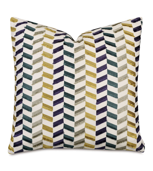 Sassy Broken Chevron Decorative Pillow