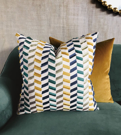 Sassy Broken Chevron Decorative Pillow