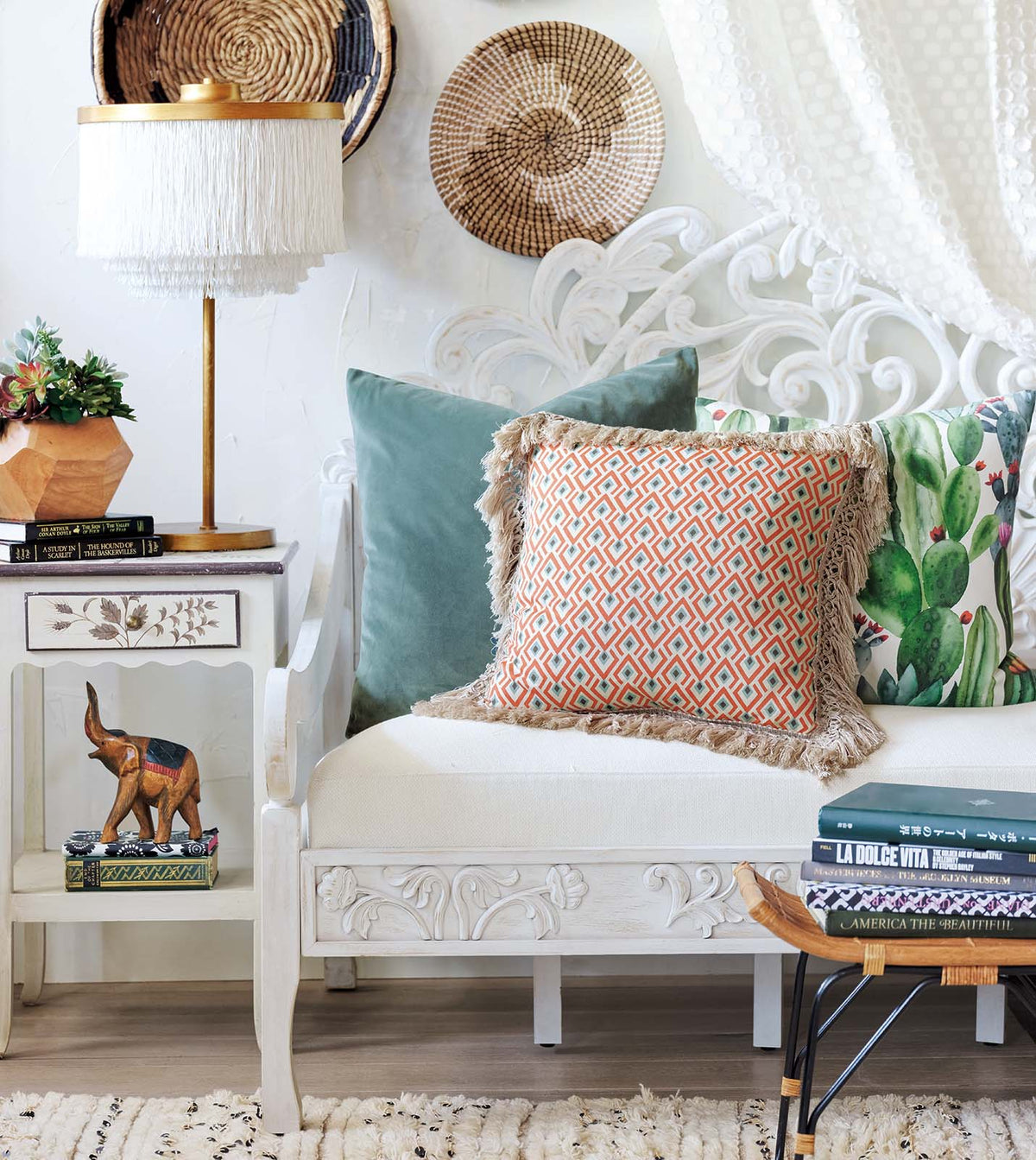 Uma Velvet Decorative Pillow In Teal