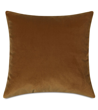 Uma Velvet Decorative Pillow In Gold