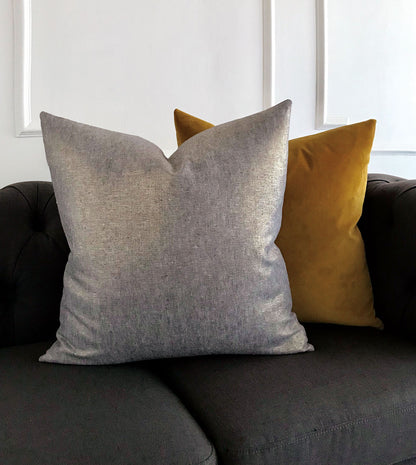 Uma Velvet Decorative Pillow In Gold