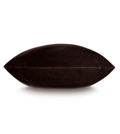 Uma Velvet Decorative Pillow In Brown