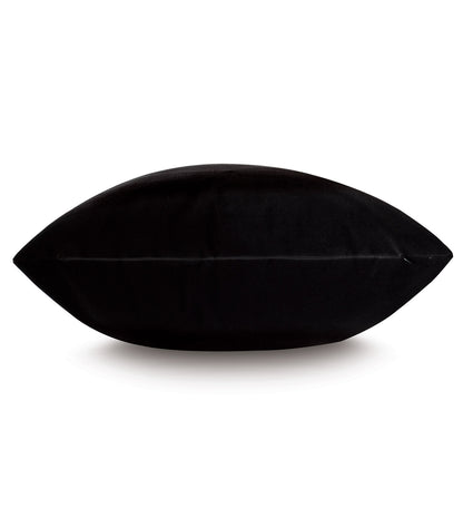 Uma Velvet Decorative Pillow In Charcoal