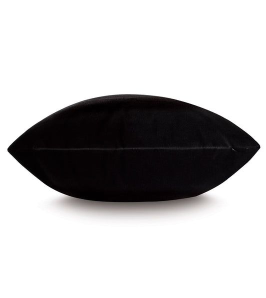 Uma Velvet Decorative Pillow In Charcoal