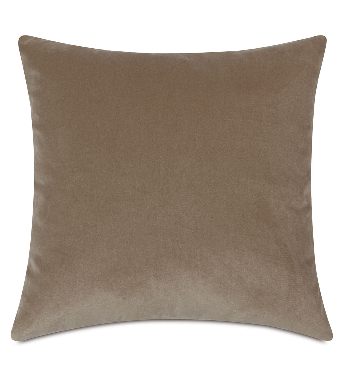Uma Velvet Decorative Pillow In Khaki