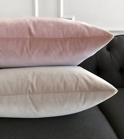 Uma Velvet Decorative Pillow In Khaki