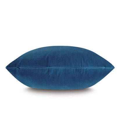 Uma Velvet Decorative Pillow In Blue