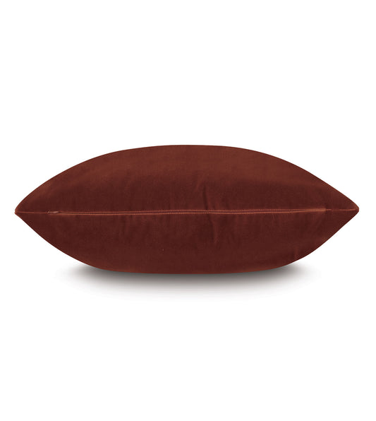 Uma Velvet Decorative Pillow In Orange