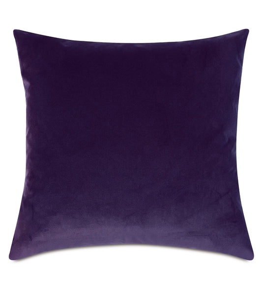 Uma Velvet Decorative Pillow In Purple
