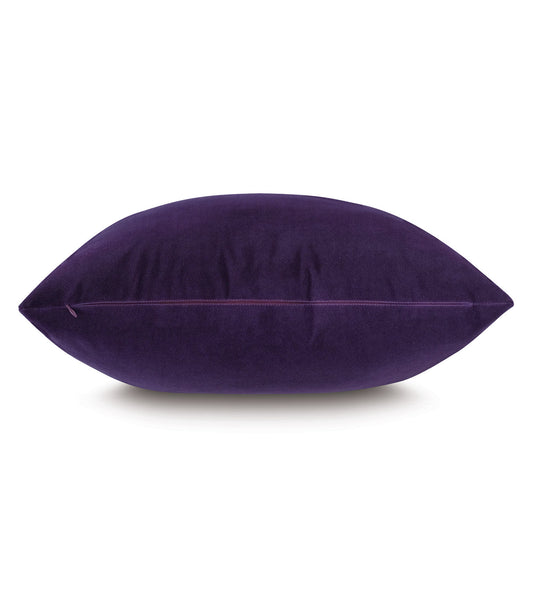 Uma Velvet Decorative Pillow In Purple