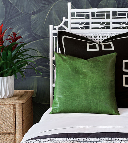 Tudor Decorative Pillow In Kelly Green